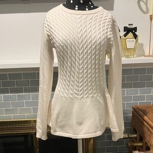 Ted Baker Cream Cable Knit Sweater